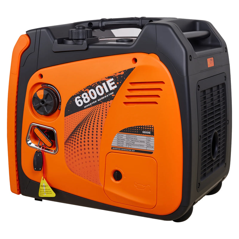 POWERHIVE Enclosed Dual-Fuel Generator 5kW – Mod.6800IE | Silent & Portable Power